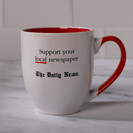 The Daily News Red & White or Black Mug