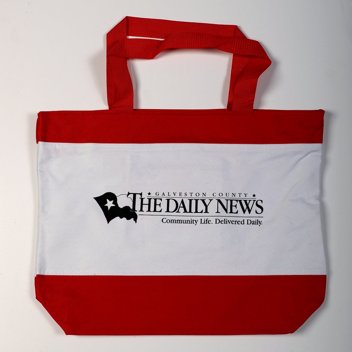 The Daily News bag (red and white)